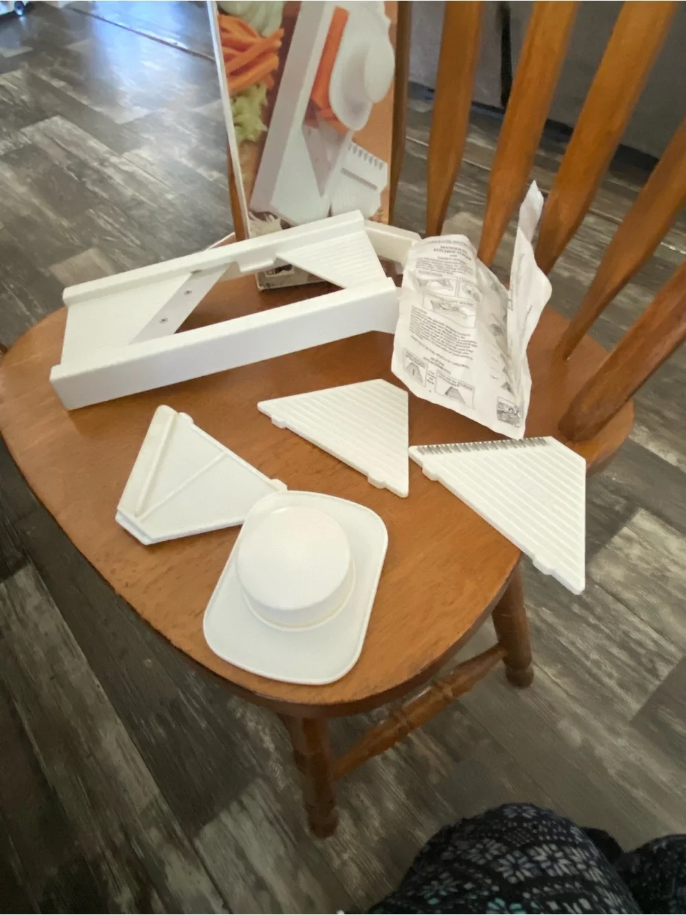 Kitchen Slicer Mandolin-White